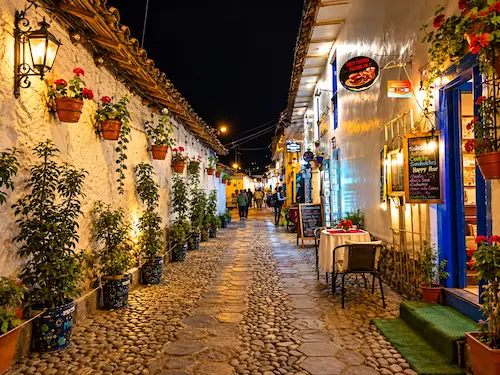 Enjoy San Blas at night