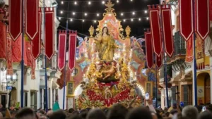 The 15 saints and virgins of the celebration